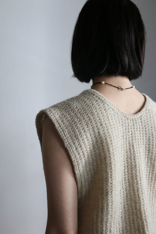 【糸+パターンセット】羊ノ糸で編むTerre-vest-by-yety-knitsサイズ1-2