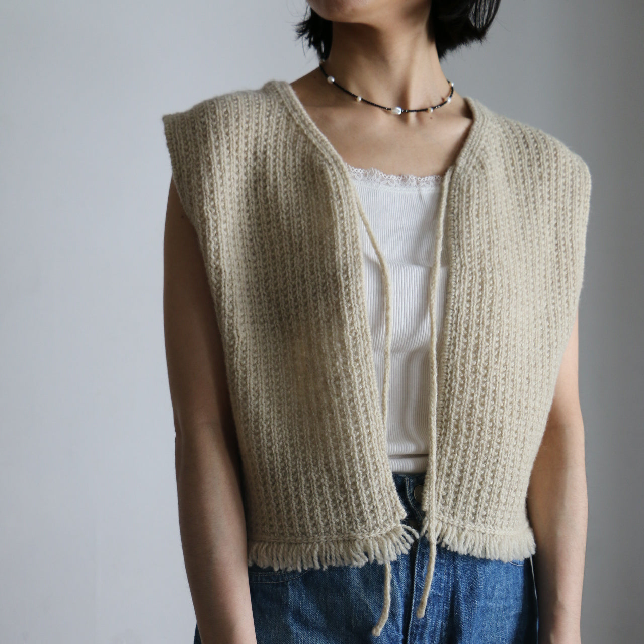 羊ノ糸で編むTerre Vest by Yety Knitsサイズ3-6